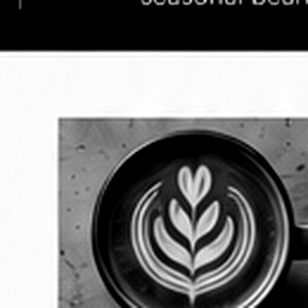Flat white with latte art